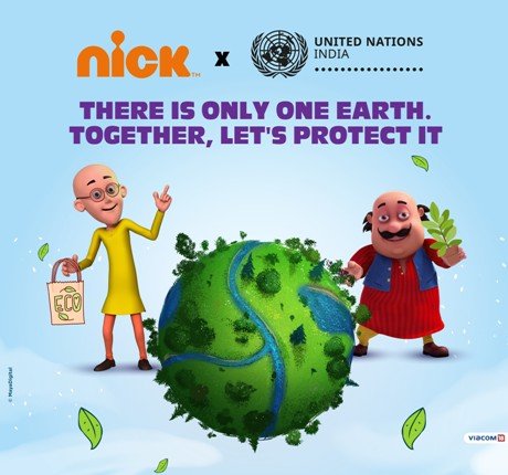 This World Environment Day, Nickelodeon joins hands with the United Nations in Indiato protect our#OnlyOneEarth