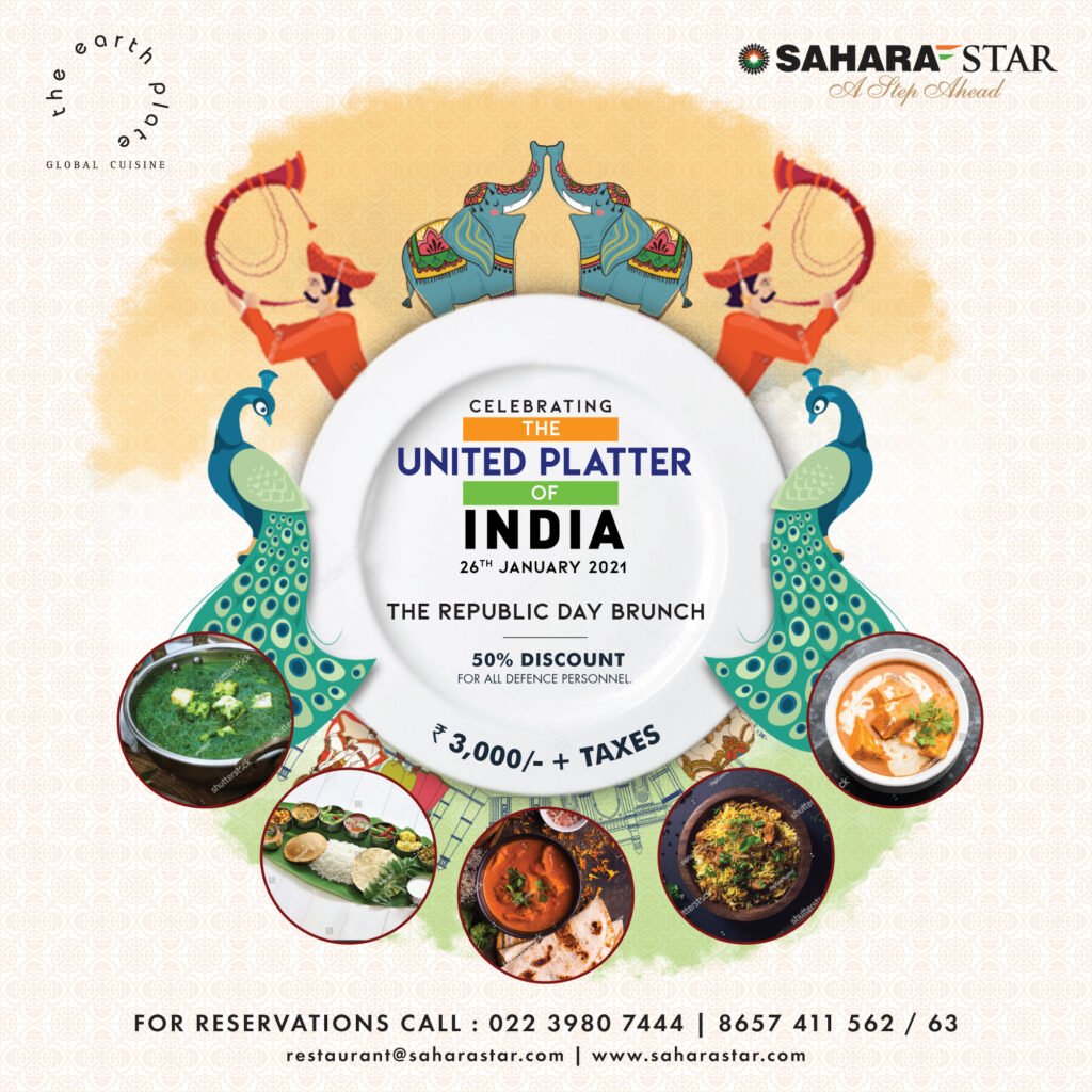 Celebrate this Republic Day with a delectable trip to Hotel Sahara Star