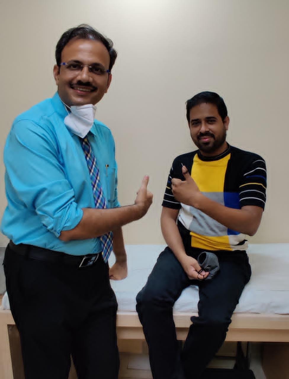 Man Successfully Undergoes Complex Microvascular Surgery to re-attach the thumb, at Global Hospital, Mumbai