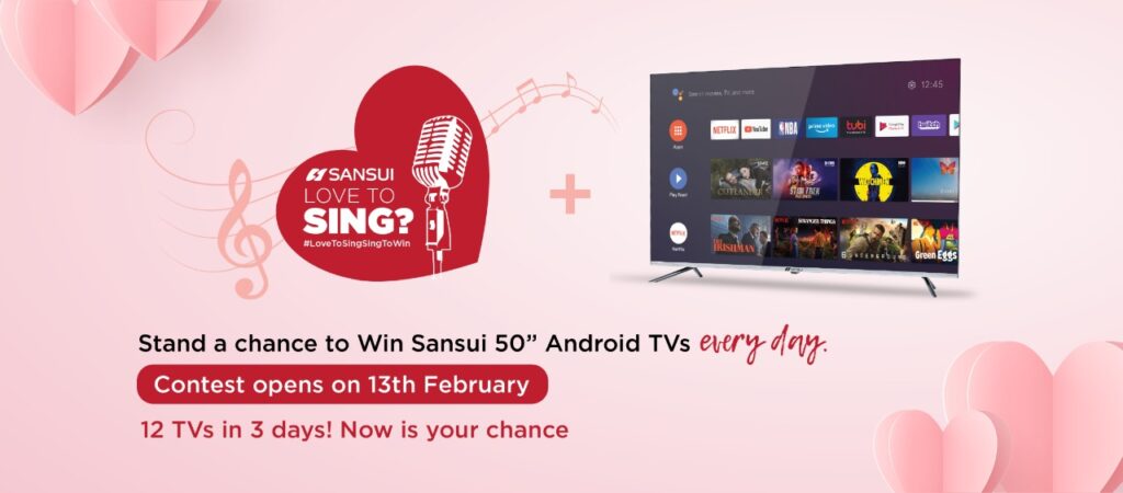Sansui endeavours to make Valentine’s Day special with the launch of spectacular ‘Love to Sing, Sing to Win’ contest