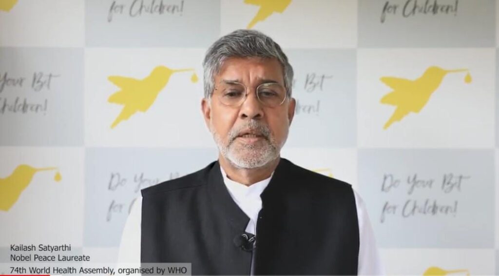KAILASH SATYARTHI CALLS FOR URGENT FINANCING AND ACTION FOR THE WORLD’S POOREST CHILDREN LEFT BEHIND BY COVID-19