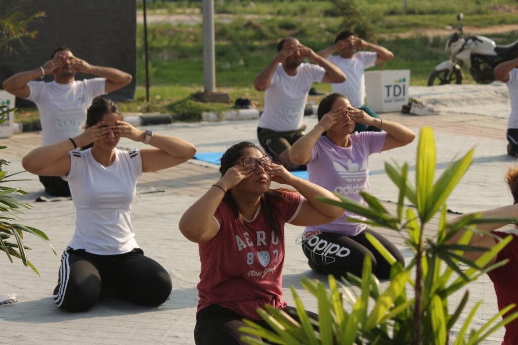 TDI Infratech hosts rejuvenating Yoga session 1