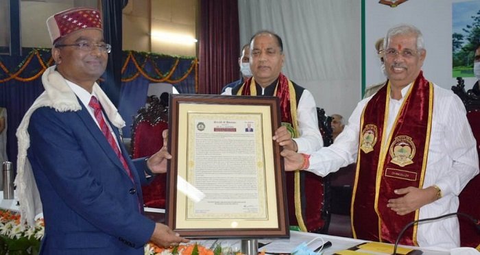 Sh NL Sharma, CMD SJVN honored with Scroll of Honour