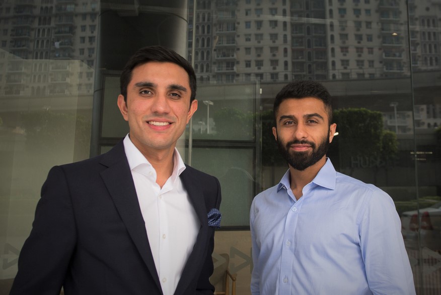 Huddle Founding Partners - Ishaan Khosla and Sanil Sachar (LtoR)