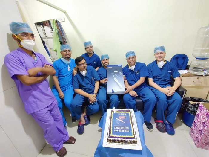 Dr. Soumya Patra, Consultant Cardiologist and Dr Dilip Kumar Director Cardiac Cath Lab-Consultant Intervention Cardiologist, along with the care team of Medica Superspecialty Hospital, Kolkata