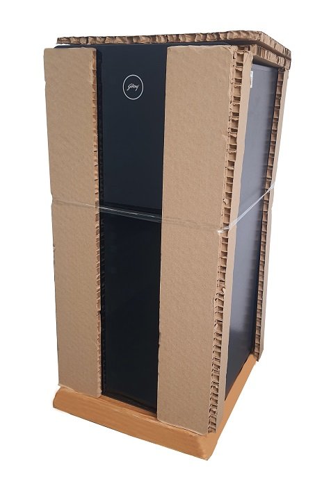 Godrej refirgerator with honeycomb packaging