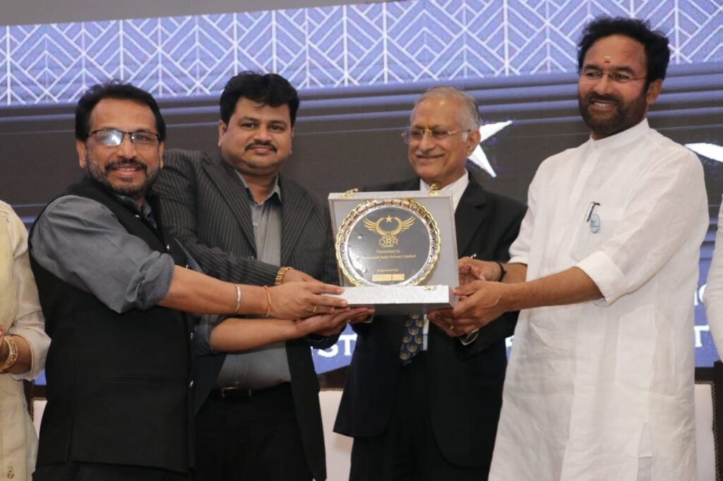 Instashield Receives WCDM-DRR Award from Sh G Kishan Reddy, Union Minister of Tourism, Culture & Development of the North Eastern Region of India