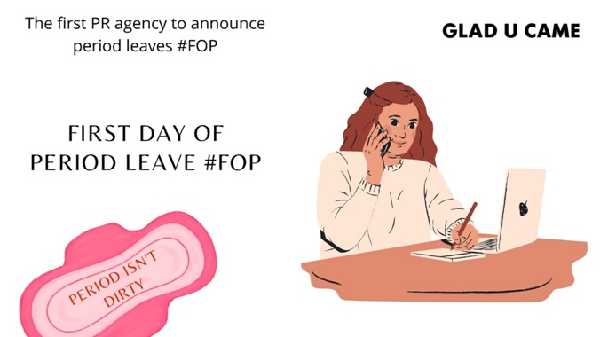 Glad U Came becomes the first PR agency to introduce period leaves for menstruating employees