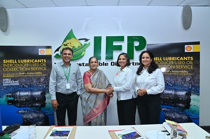 Shell signs its first partnership with IFP Petro Products ( P ) Ltd. for used oil collection