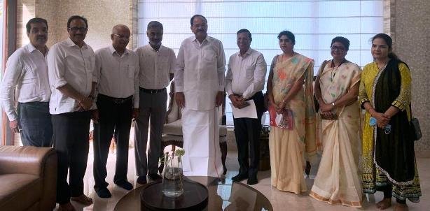 Vice President Venkaiah Naidu extends support to Thalassemia organizations