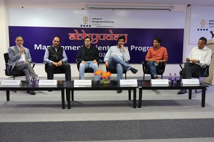 IMT Hyderabad organizes Panel Discussion on Making the best out of your B-school journey
