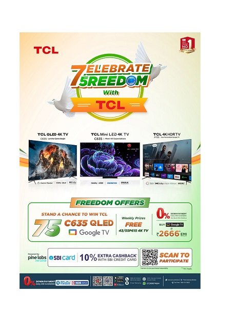 TCL 50-inches P615 accompanied by many exciting prizes and offers
