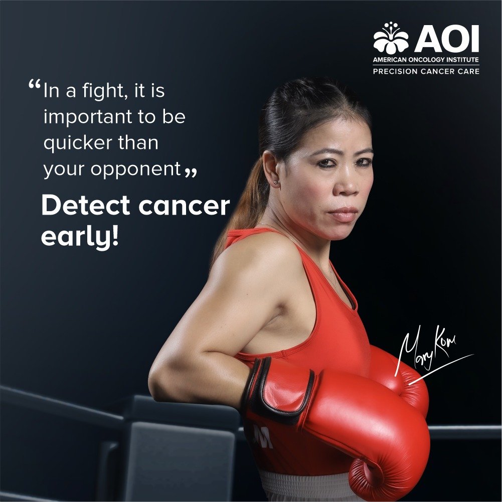 American Oncology Institute (AOI) associates with Star Boxer Mary Kom