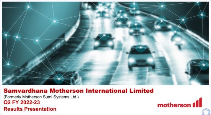 Samvardhana Motherson International Limited Q2FY23 results