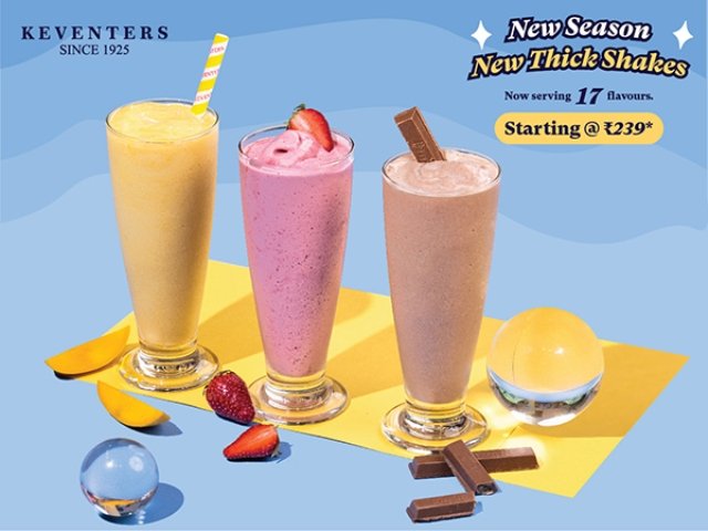 KEVENTERS shakes up the summer season with its extraaaa creamy Thick Shakes in 17 exciting flavours