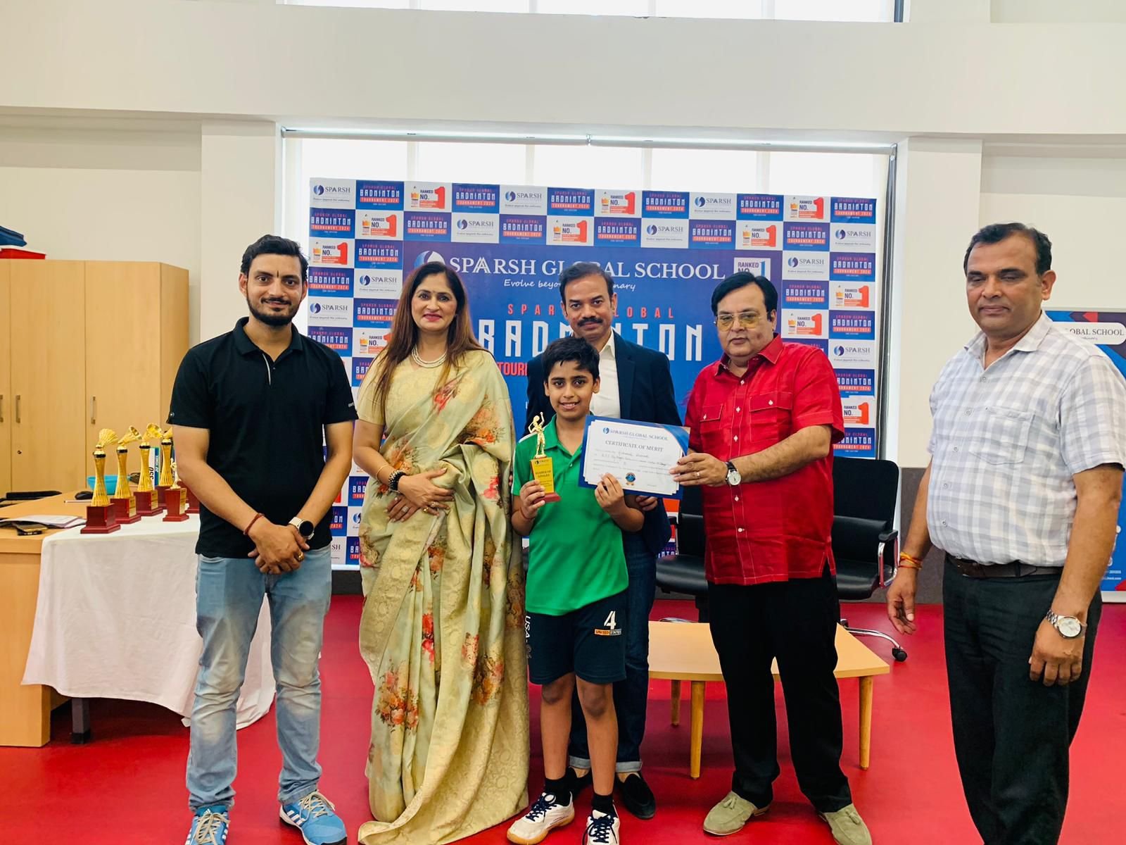 DPS RN Extension Excels at Sparsh Global Badminton Championship-1